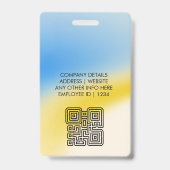 Magische achtergrondnaam Gepersonaliseerd  Badge (Achterkant)