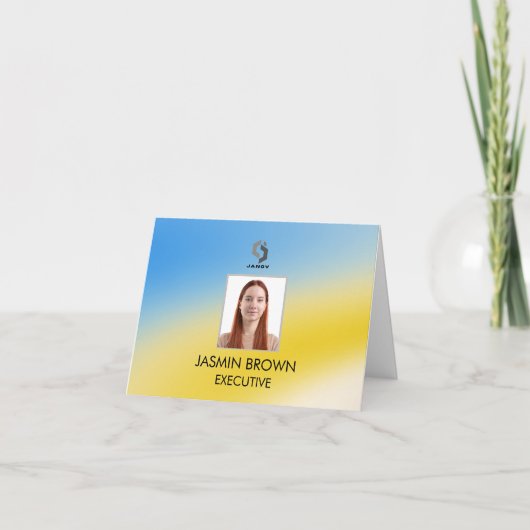 Magische achtergrondnaam Gepersonaliseerd  Bedankkaart (Voorkant)