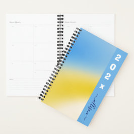 Magische achtergrondnaam Gepersonaliseerd Planner