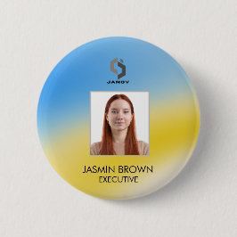 Magische achtergrondnaam Gepersonaliseerd  Ronde Button 5,7 Cm