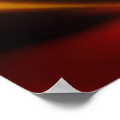 Magische Afrikaanse regenboogvrouw kleurig Poster (Hoek)