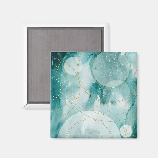 Magische Afstuderen sterren II Magneet (Voorkant / Achterkant)