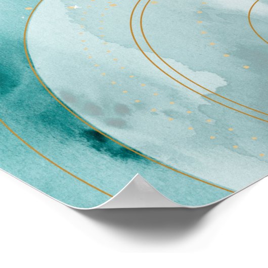 Magische Afstuderen sterren II Poster (Hoek)