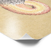 Magische alchemy Dragon Color Foto Afdruk (Hoek)