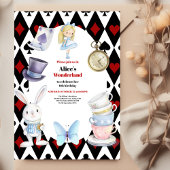 Magische Alice in Wonderland Verjaardag Kaart