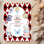 Magische Alice in Wonderland Verjaardag Kaart