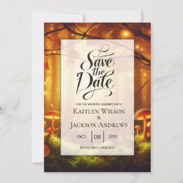 Magische Amberbos Sprookjeshuwelijk Save The Date