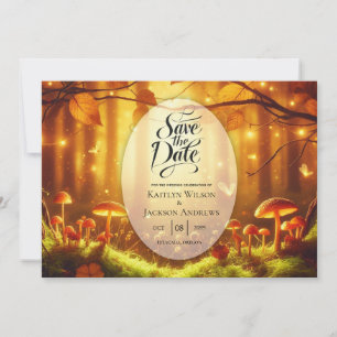 Magische Amberwoud Sprookjeshuwelijk Save The Date