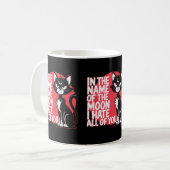 Magische Angry Grumpy Cats Eigenaren Cat Moms & Da Koffiemok (Voorkant links)