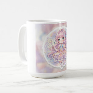 Magische Anime Meisje Droomster Ster Sticker (Yoki Koffiemok