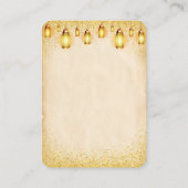  magische appel van onze ogen Baby shower Informatiekaartje (Achterkant)