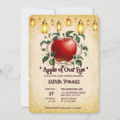 magische appel van onze ogen Baby shower Kaart (Voorkant)