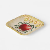  magische appel van onze ogen Baby shower Papieren Bordje (Gebogen)