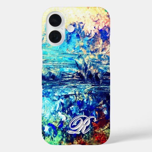 magische artistieke etherische Abstracte Monogram Case-Mate iPhone Case (Achterkant)