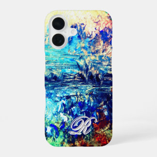 magische artistieke etherische Abstracte Monogram iPhone 16 Hoesje