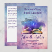 Magische Auteursboek Lancering Uitnodiging (Voorkant / Achterkant)