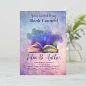Magische Auteursboek Lancering Uitnodiging (Staand voorkant)