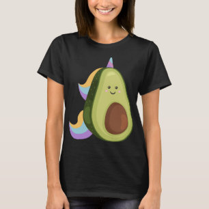 Magische avocado eenhoorn grappig veganistisch ete t-shirt