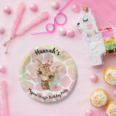 Magische baby giraf papieren bordje (Feest)