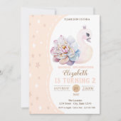 Magische Baby Zwan, sterretdag Kaart (Voorkant)