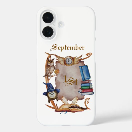 Magische Back-to-School Waterverf Case-Mate iPhone Case (Achterkant)