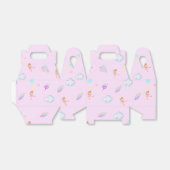 Magische Ballet regenboog gradiënt verjaardagsfees Bedankdoosjes (Uitgevouwen)