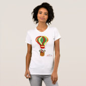 Magische ballon dames t-shirt (Voorkant volledig)