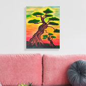 Magische baobabs canvas afdruk (Insitu (Woonkamer))