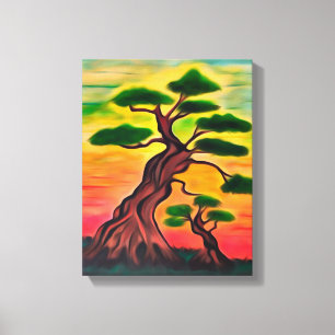 Magische baobabs canvas afdruk