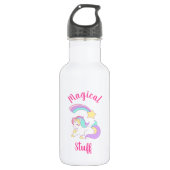 Magische beelden met Unicorn & Shooting Star Waterfles (Voorkant)