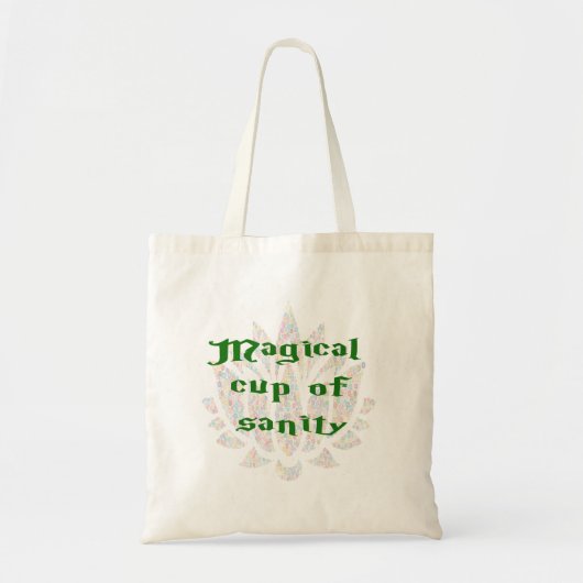 Magische beker van de Saniteit Tote Bag (Voorkant)