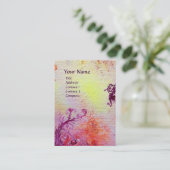 MAGISCHE BERRIA IN GOLD SPARKLES GEM MONOGRAM VISITEKAARTJE (Staand voorkant)