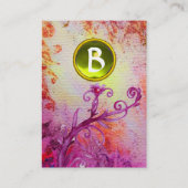 MAGISCHE BERRIA IN GOLD SPARKLES GEM MONOGRAM VISITEKAARTJE (Achterkant)