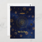 Magische Beschermingssymbolen Mandala Pagan Heks Briefkaart (Voorkant / Achterkant)