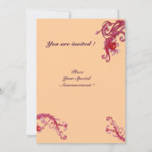 MAGISCHE BESJES,MONOGRAM rood blauw Kaart (Achterkant)