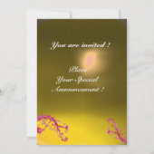 MAGISCHE BESJES, MONOGRAM  topaas Kaart (Achterkant)