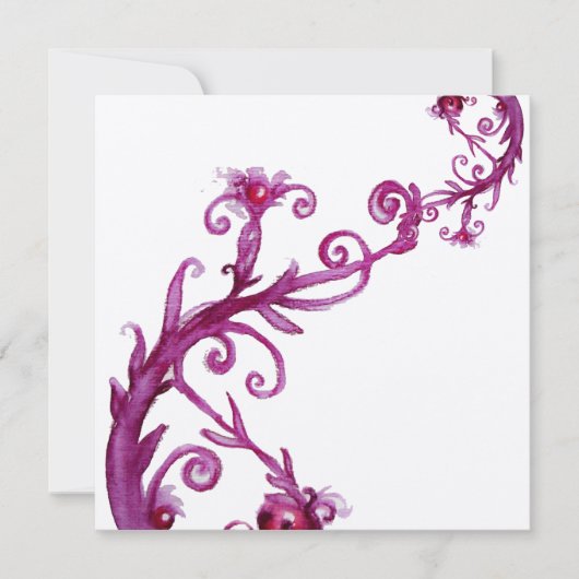 MAGISCHE BESJES, paars wit metallic goud Kaart (Voorkant)