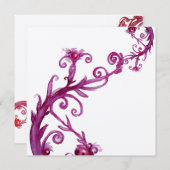 MAGISCHE BESJES, paars wit metallic goud Kaart (Voorkant / Achterkant)