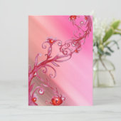 MAGISCHE BESJES, rode witte zijde Kaart (Staand voorkant)