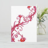 MAGISCHE BESJES, rood wit Kaart (Staand voorkant)