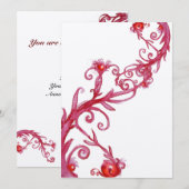 MAGISCHE BESJES, rood wit metaalachtig goud Kaart (Voorkant / Achterkant)