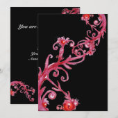 MAGISCHE BESJES, rood zwart Kaart (Voorkant / Achterkant)