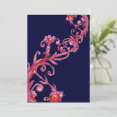 MAGISCHE BESSEN, rood blauw Kaart (Staand voorkant)