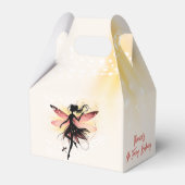 Magische betoverde Fairy silhouet kinderen verjaar Bedankdoosjes (Achterkant)