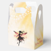 Magische betoverde Fairy silhouet kinderen verjaar Bedankdoosjes (Geopend)