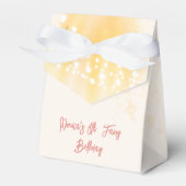 Magische betoverde Fairy silhouet kinderen verjaar Bedankdoosjes (Voorkant Zijde)