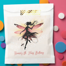 Magische betoverde Fairy silhouet kinderen verjaar