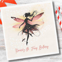 Magische betoverde Fairy silhouet kinderen verjaar