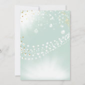 Magische betoverde fee op de swing kids verjaardag kaart (Achterkant)