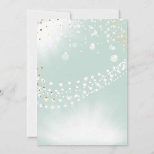 Magische betoverde fee op de swing kids verjaardag kaart (Achterkant)